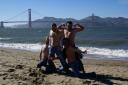 Nude Not-Gay San Francisco Beach Yoga